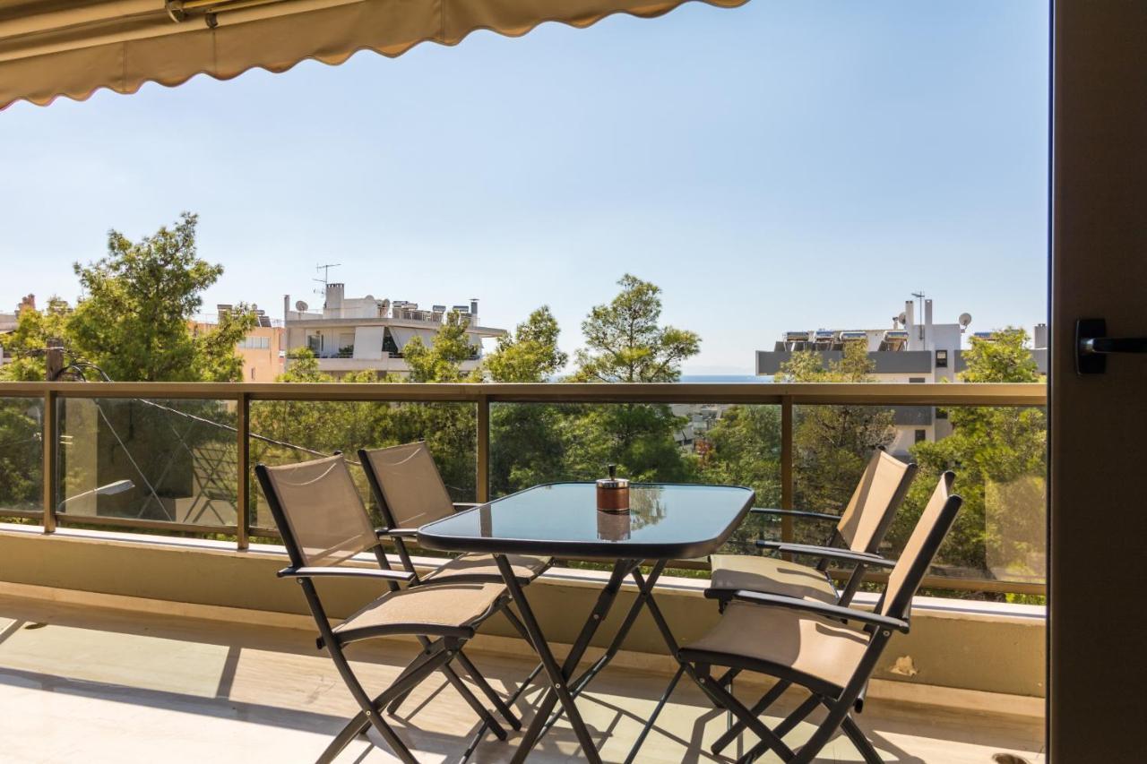 Amazing Holiday Apt With Ocean Views Афины Экстерьер фото